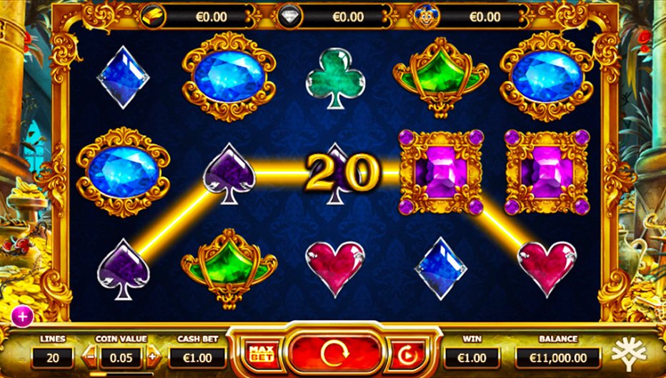 Lignes de paiement Empire Fortune