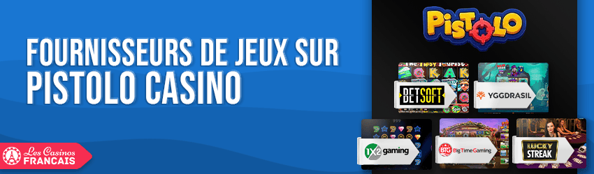 jeux disponibles sur pistolo casino