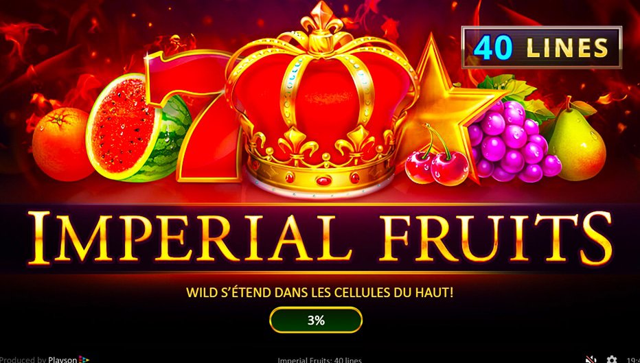 machine à sous Imperial Fruits: 40 Lines