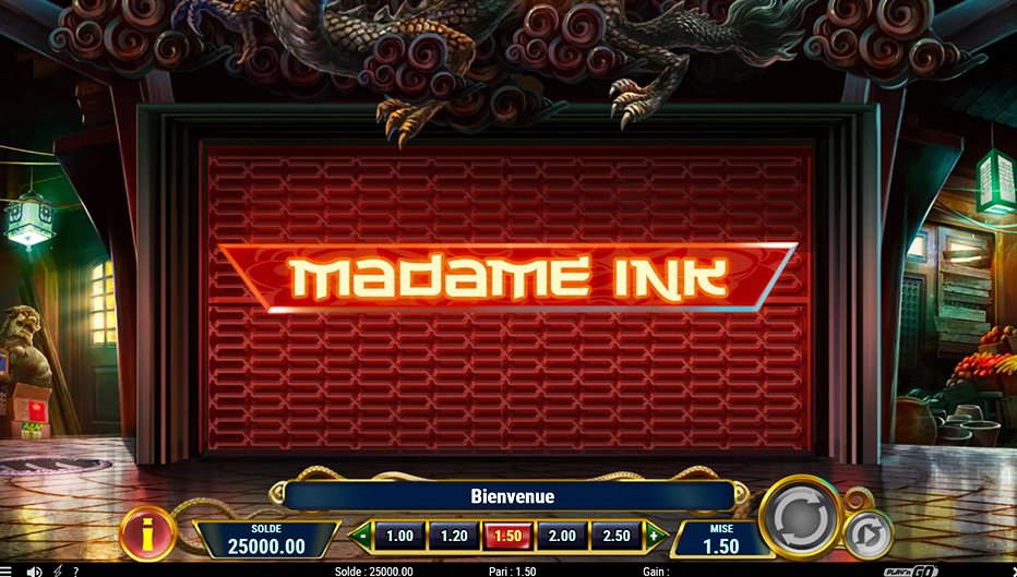 machine à sous Madame Ink