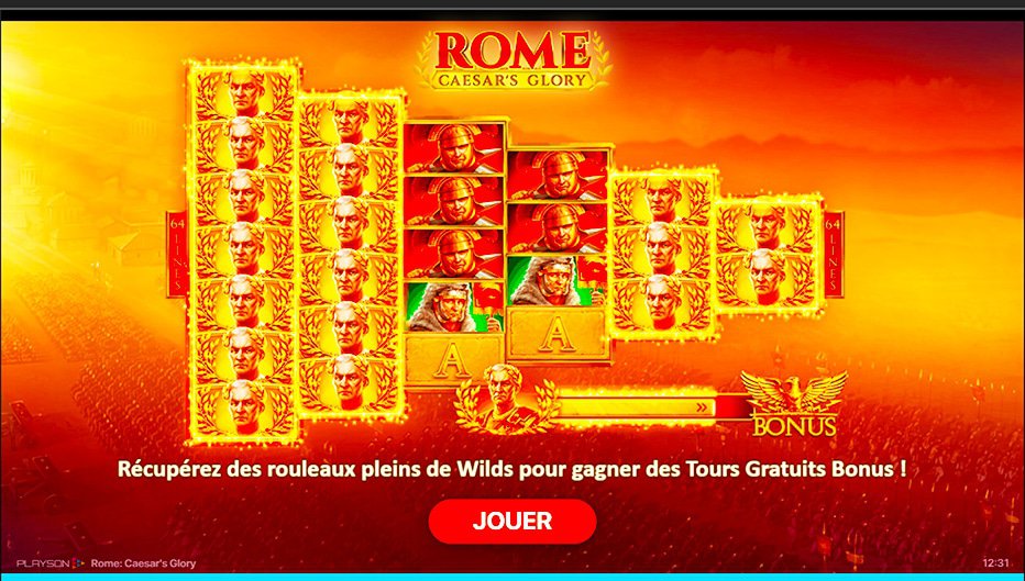 machine à sous Rome : Caesar's Glory