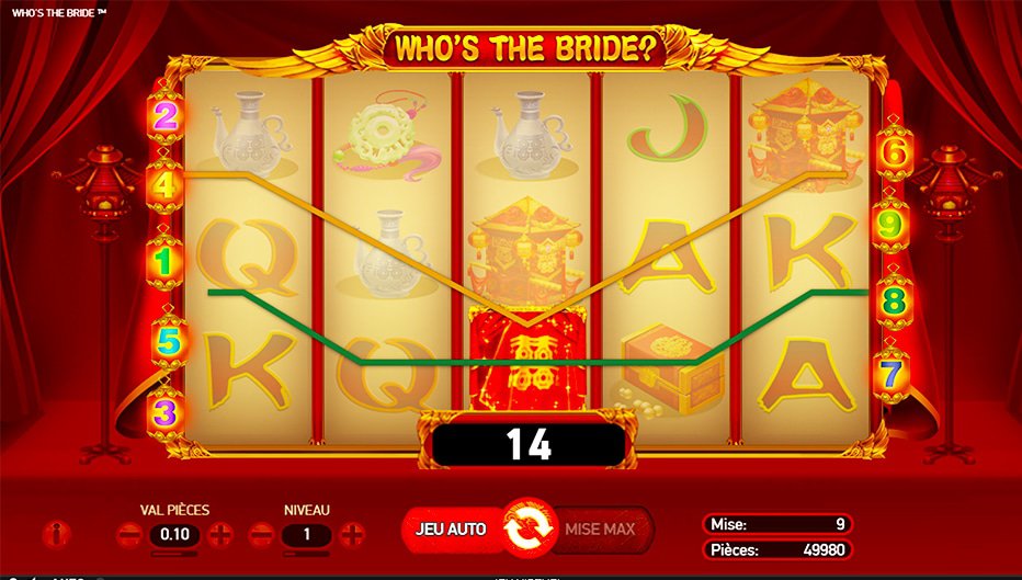 Lignes de paiement Who's The Bride
